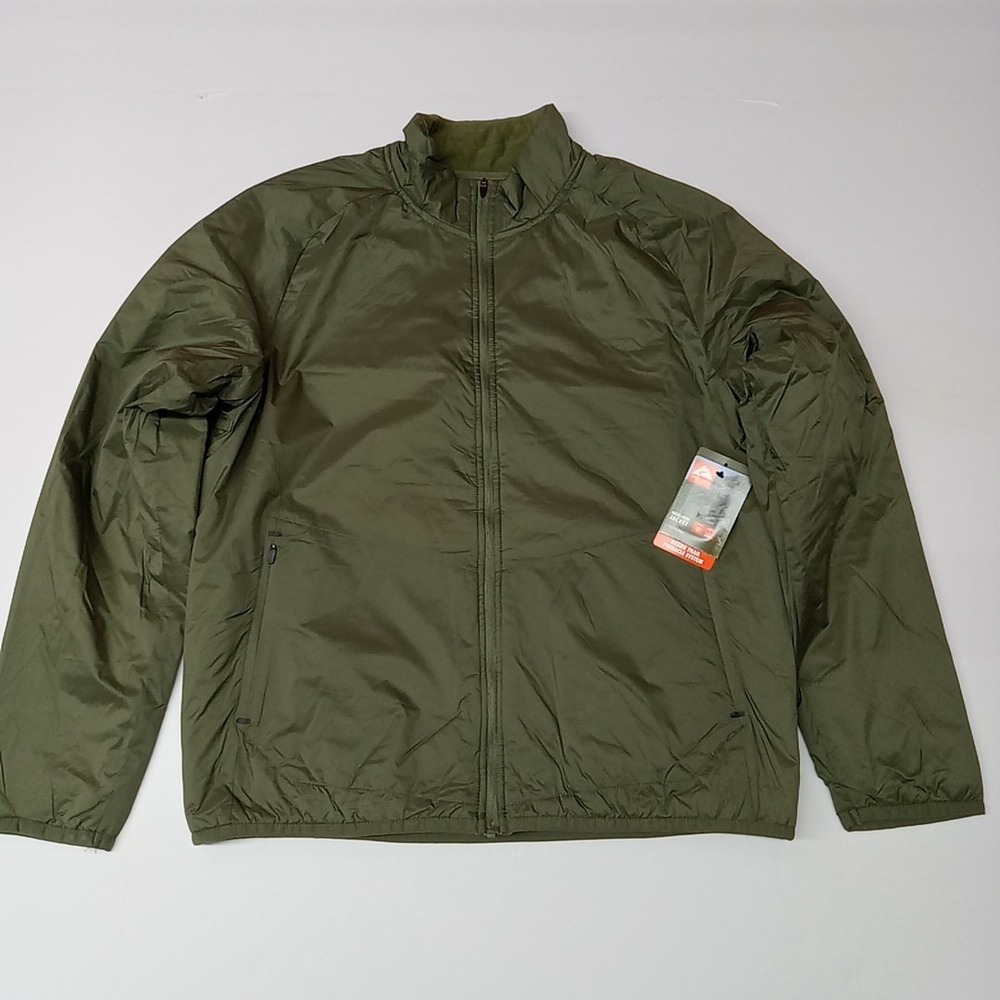 Ozark Trail Insulated Jacket Men's M Green Lightweight UPF 50 Wind Resistant NWT